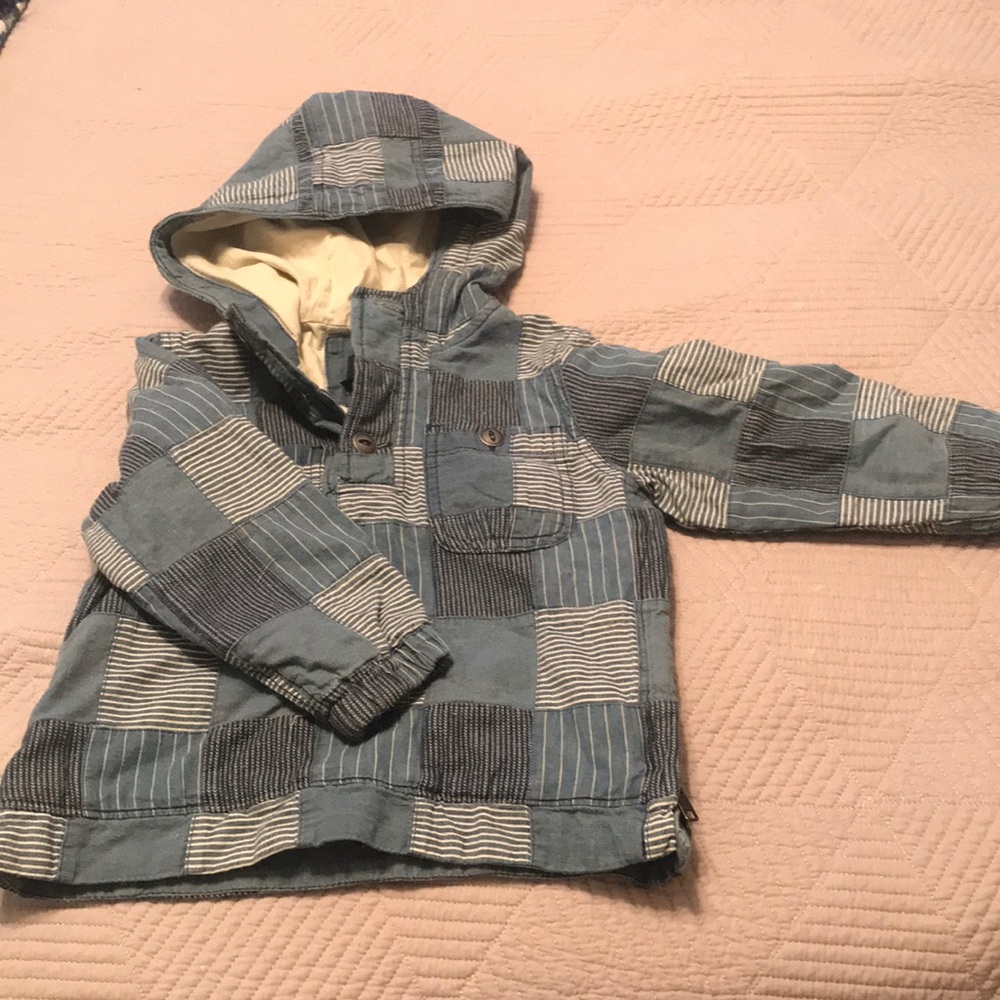 Patchwork Gap pullover coat